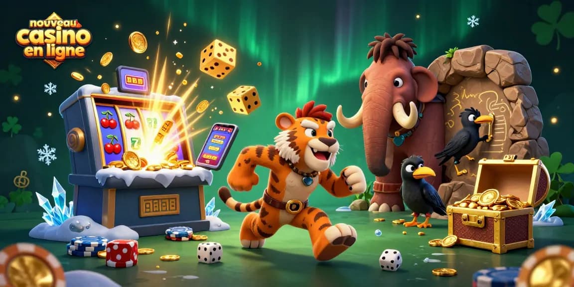 Découvrez un nouveau casino en ligne avec des machines à sous, des dés et un casino préhistorique fascinant.