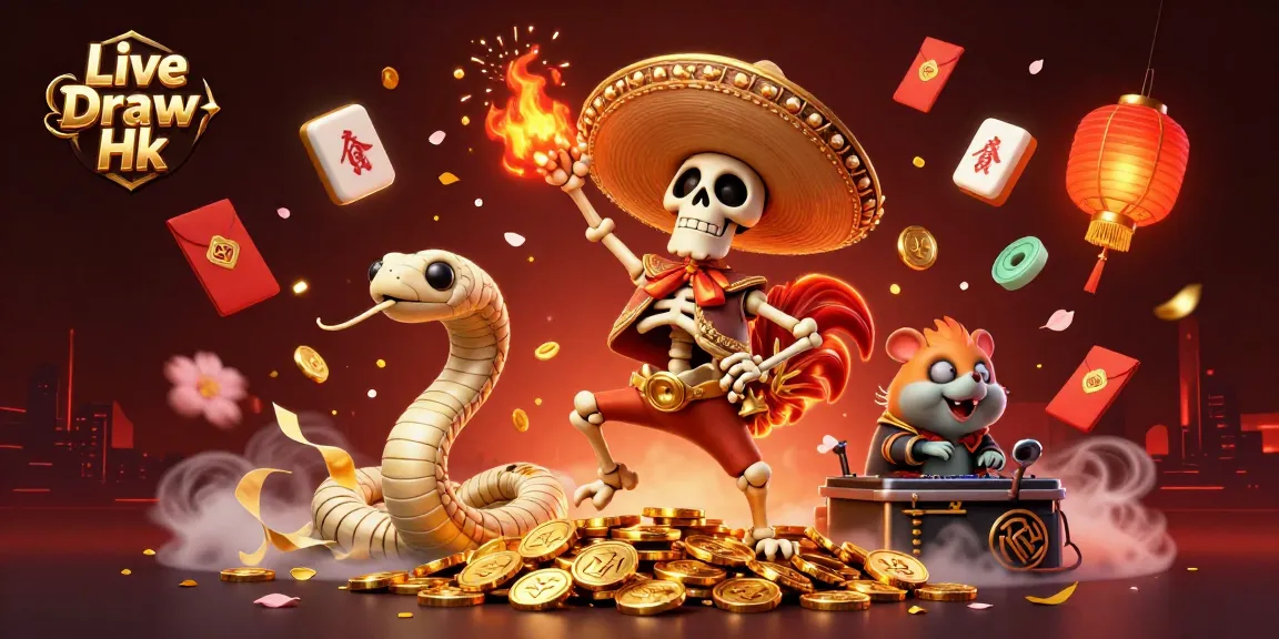 Engage with Live Draw Hk in this vibrant casino scene featuring animated characters and festive elements.