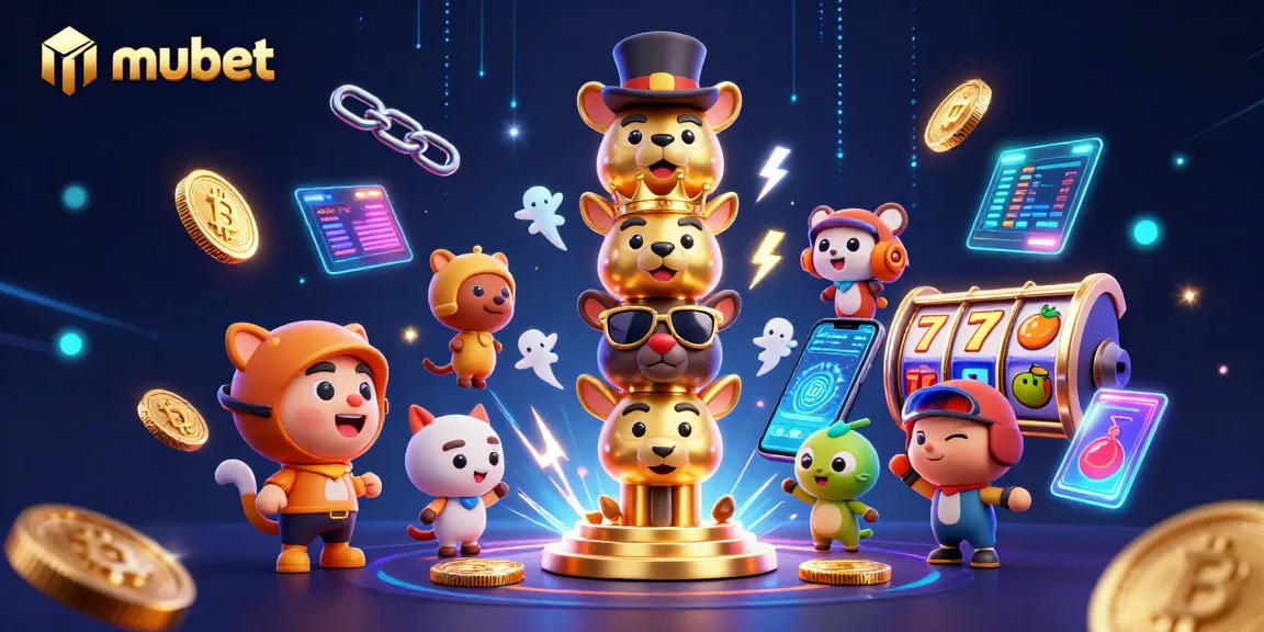 Engage with the thrilling world of mubet through vibrant casino-themed 3D illustration.
