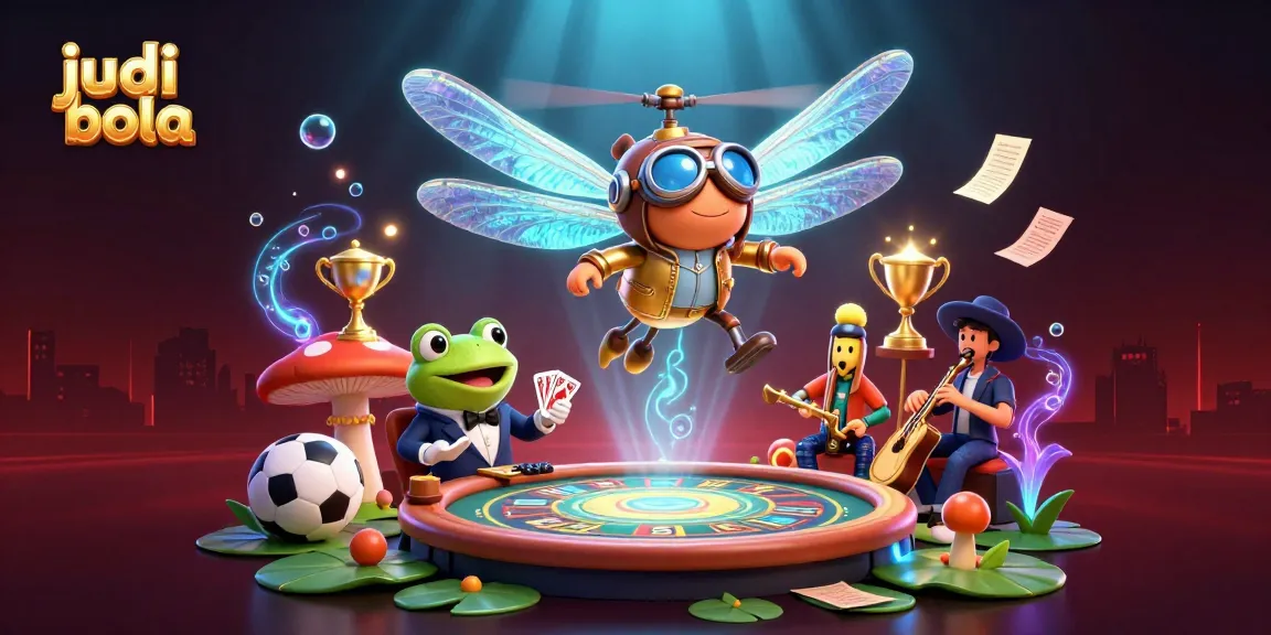 Engage in judi bola action with vibrant characters and dynamic elements in this enchanting casino scene.