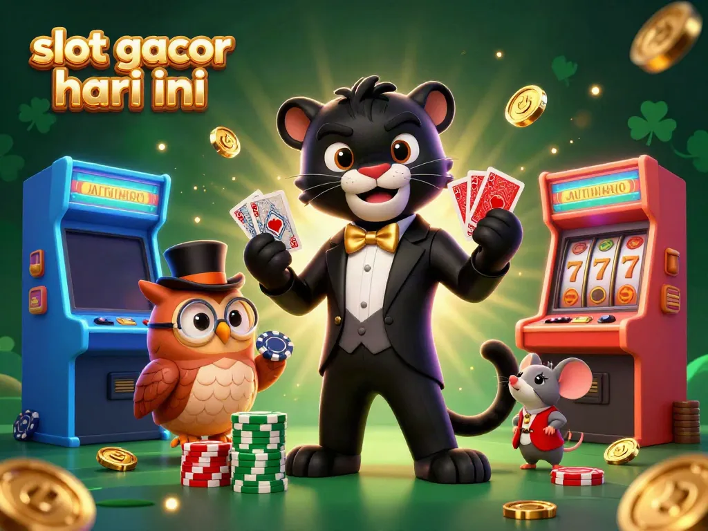 Engage in thrilling gameplay with slot gacor hari ini featuring stylish characters in a rich casino setting.