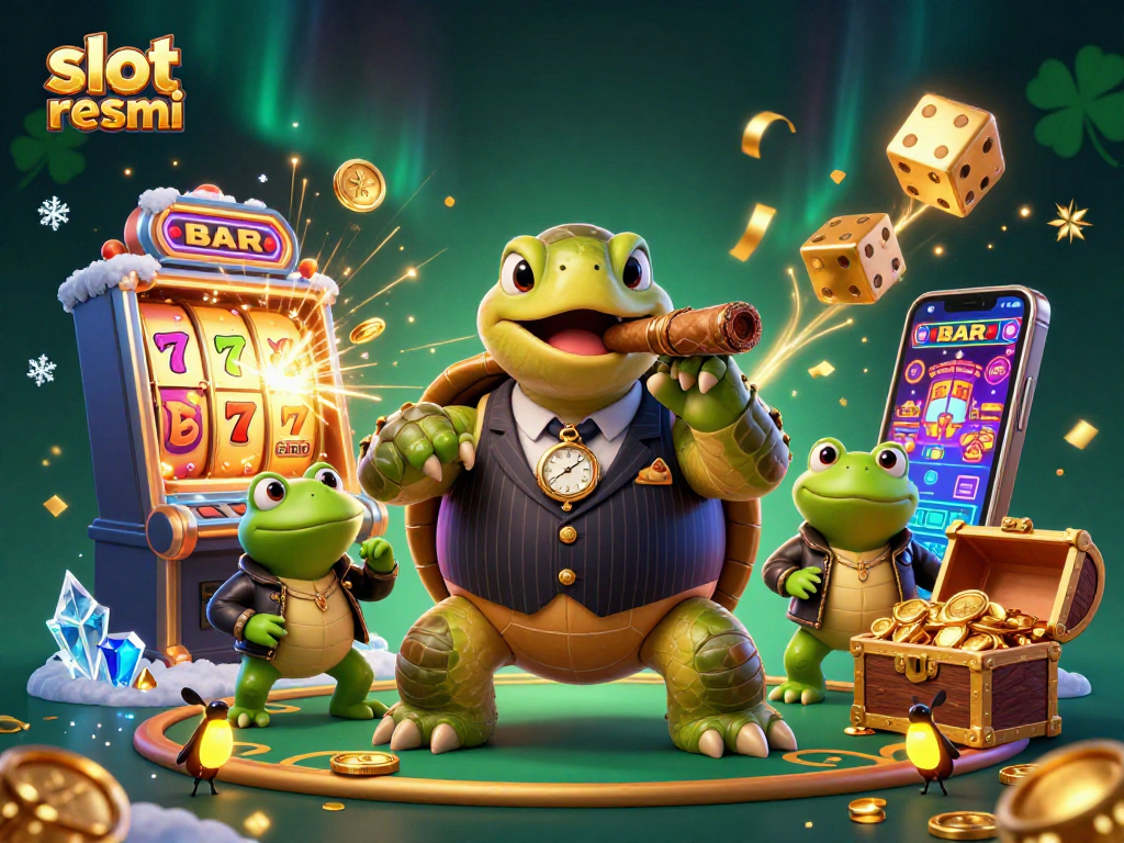 Experience winning with slot resmi as cartoon characters celebrate a jackpot explosion.