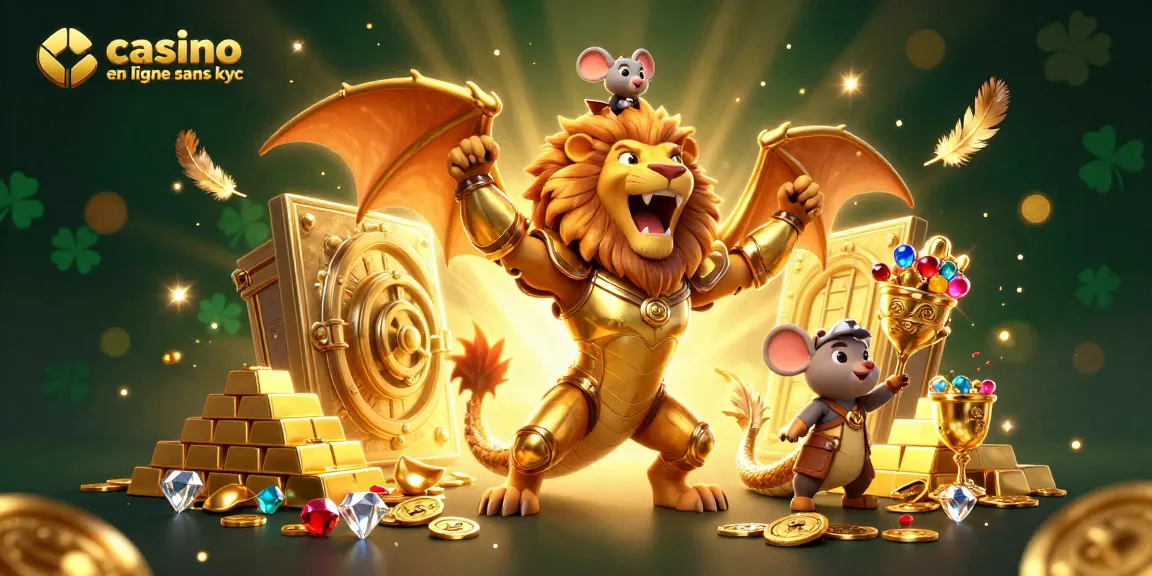 Ajoutez du jeu à vos gains avec ce casino en ligne sans kyc, révélant des trésors et des surprises!