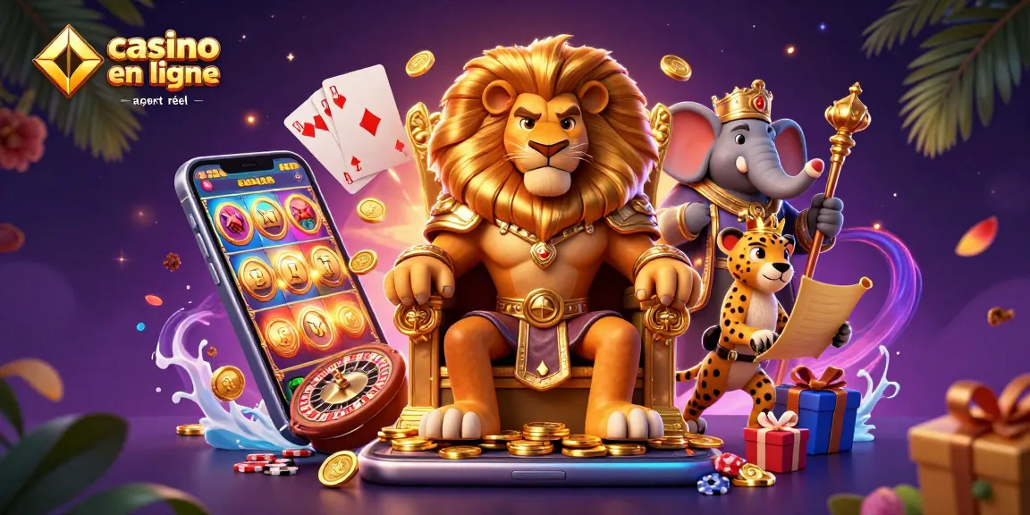 Jouez dans un casino en ligne argent réel avec des personnages animés, des jeux de machines à sous.