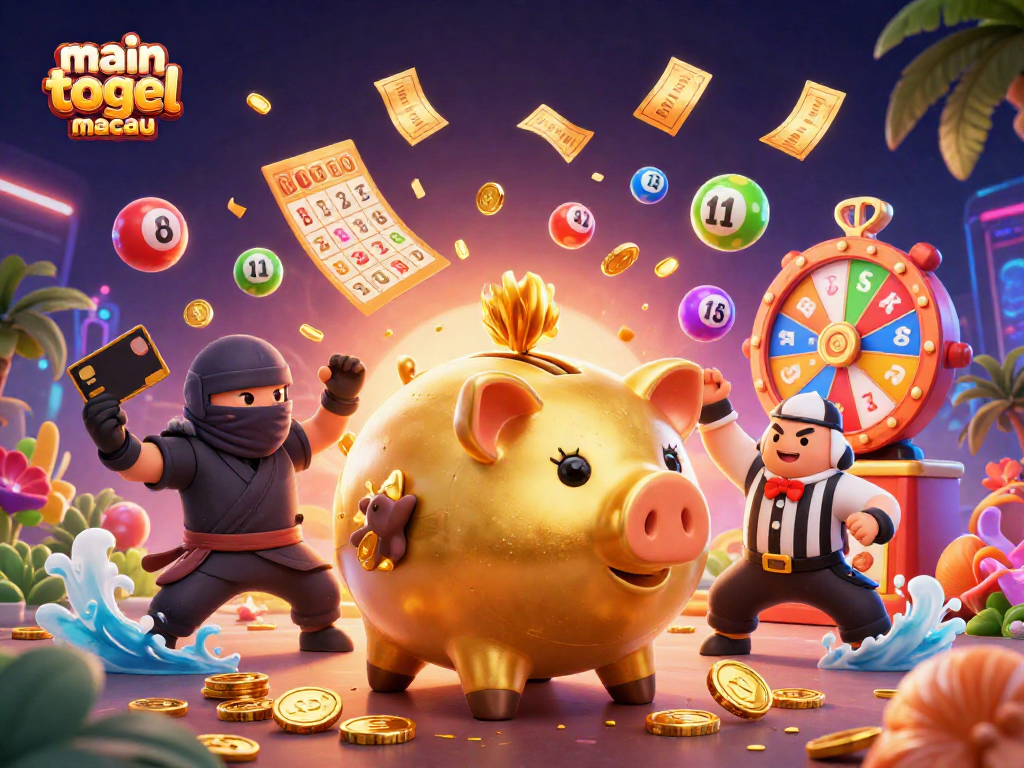 Menangkan permainan main togel macau dengan bola lotere berwarna-warni dan momen beruntung!