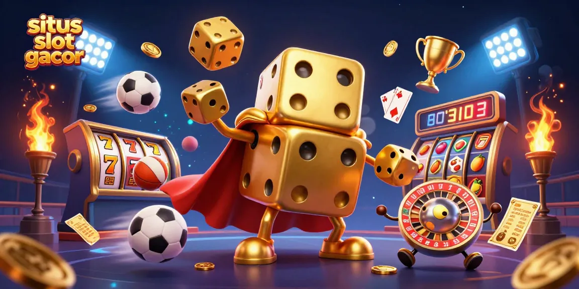 Experience the excitement of situs slot gacor with dynamic golden dice golem and vibrant game elements.