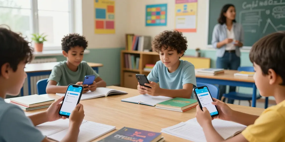 Students learning Chinese with Telegram app step by step in an engaging classroom