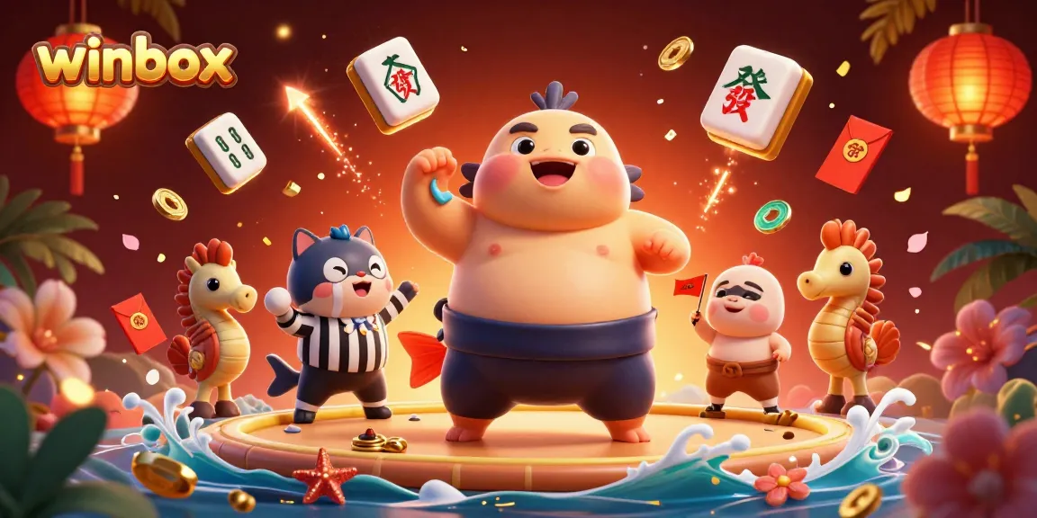 Experience the thrill at winbox with a vibrant underwater casino scene featuring animated characters and traditional game elements.