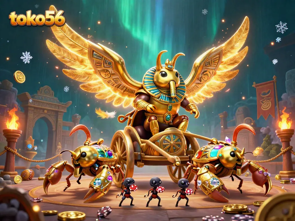 Permainan kartu di kasino online toko56 dengan karakter seru dan atmosfer yang menyenangkan.