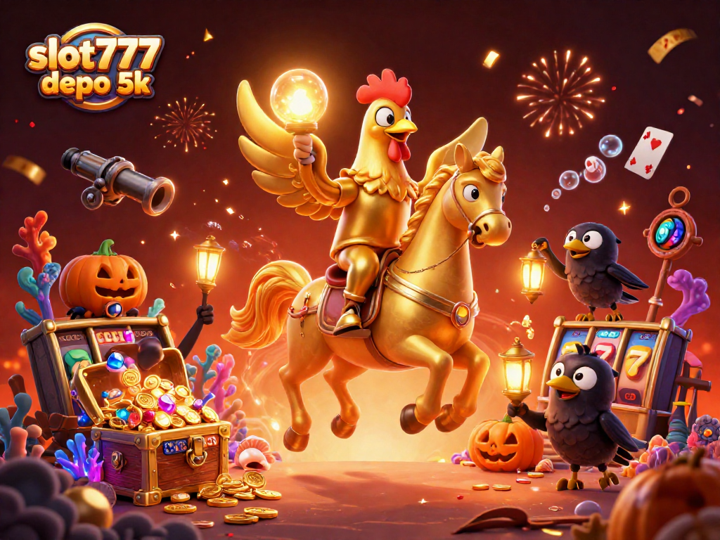 Experience exhilarating wins with the slot777 depo 5k at our festive casino.