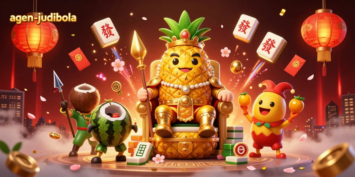 Engage with the excitement of agen-judibola as the pineapple king rules a vibrant casino scene fueled by sports betting delights.