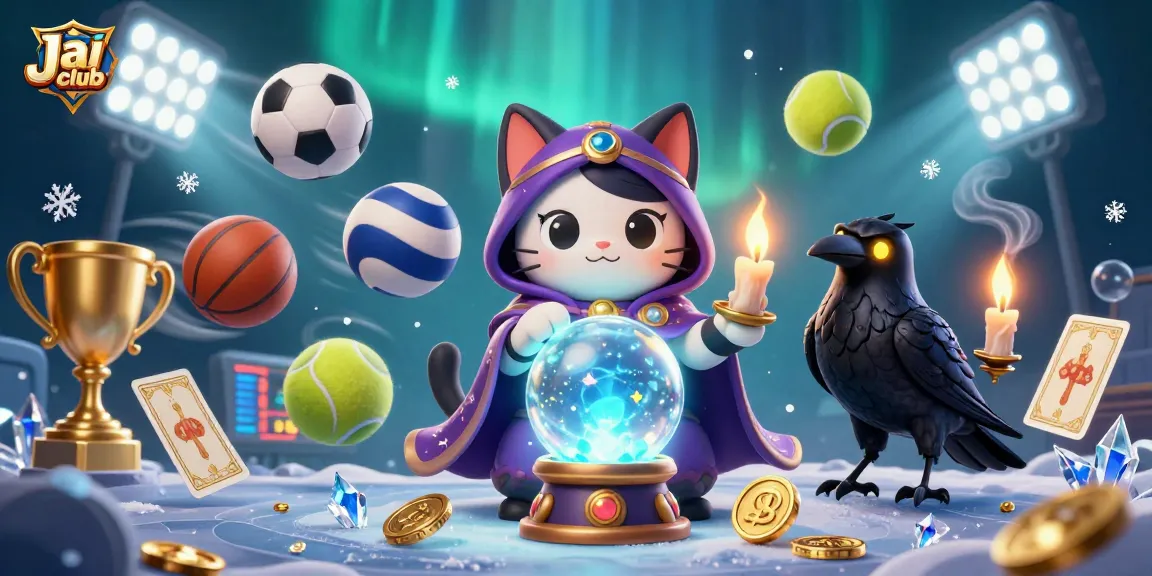 Experience thrilling gameplay at Jai club with our mystical fortune teller cat and dynamic sports elements.